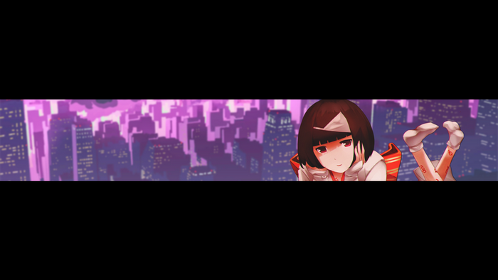 Nora from Noragami in a city at night