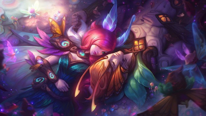 Elderwood Xayah & Rakan from League of Legends