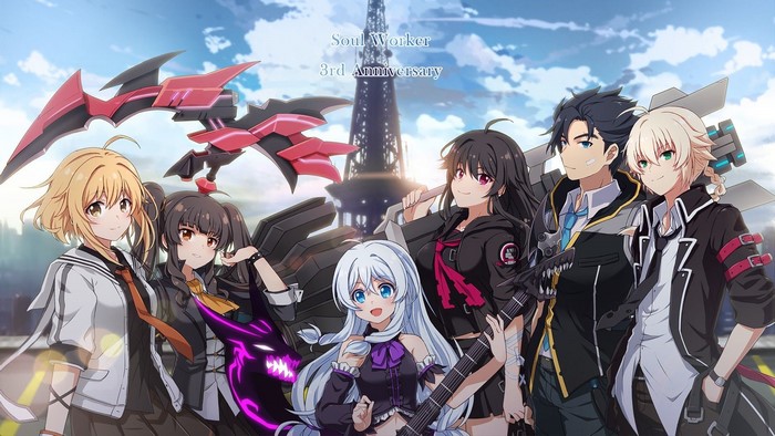 Soul Worker 3rd Anniversary Anime Characters