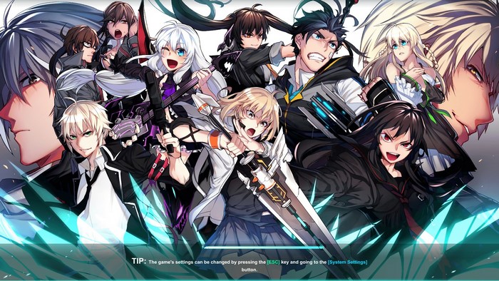 Soulworker anime characters group portrait