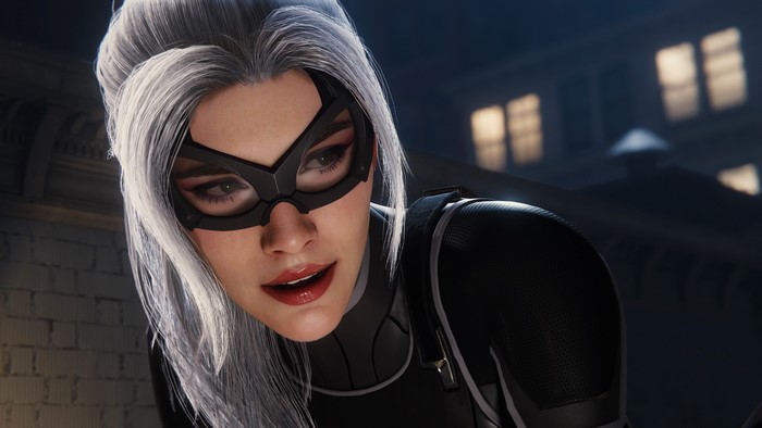 434464 4k Felicia Hardy Black Cat Insomniac Games Face Marvel Comics Women Spider Man