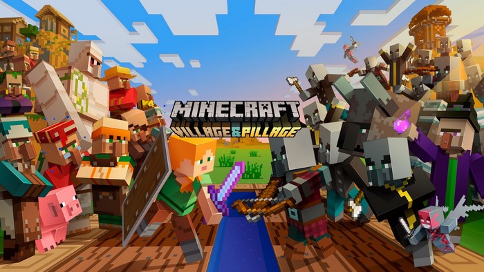 Minecraft Village & Pillage Update Poster