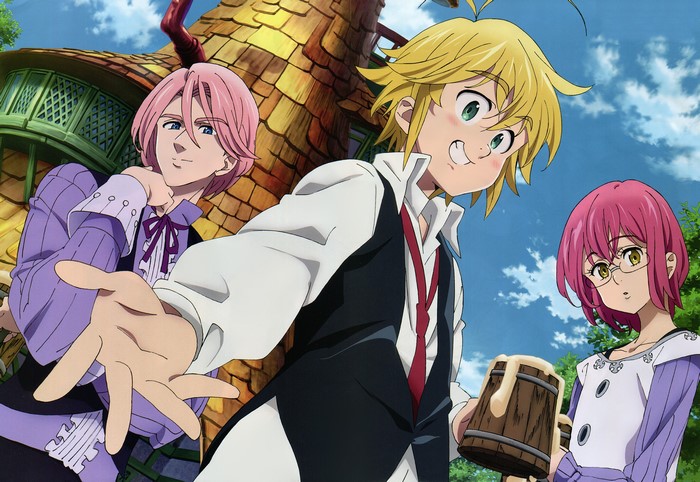 Meliodas and friends from The Seven Deadly Sins