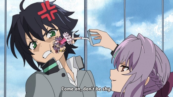 Yuichiro Hyakuya and Shinoa Hiiragi from Owari No Seraph