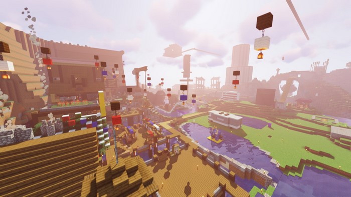 Minecraft Dream SMP server with shaders