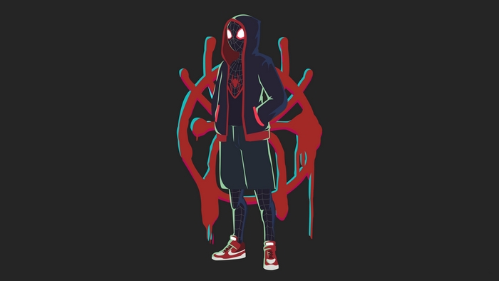 Miles Morales Spider-Man Into The Spider-Verse 4K