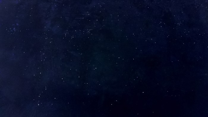 Dark night sky with scattered stars
