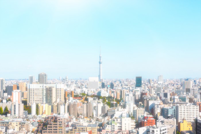 Tokyo cityscape with Tokyo Skytree