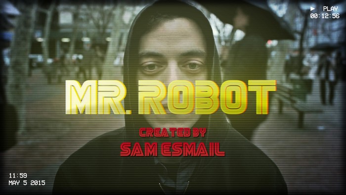 Mr. Robot series title card with Elliot