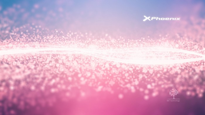 XPhoenix abstract digital art with particles