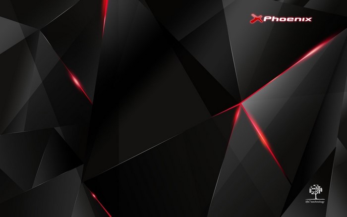 Phoenix technology abstract geometric background