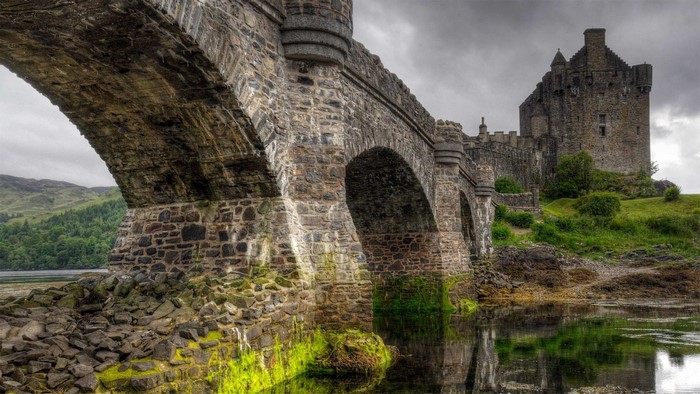 Eilean Donan Castle and Bridge in Scotland