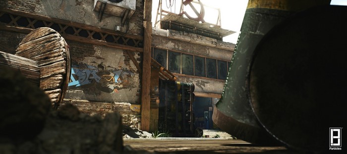 Counter-Strike: Global Offensive industrial scene