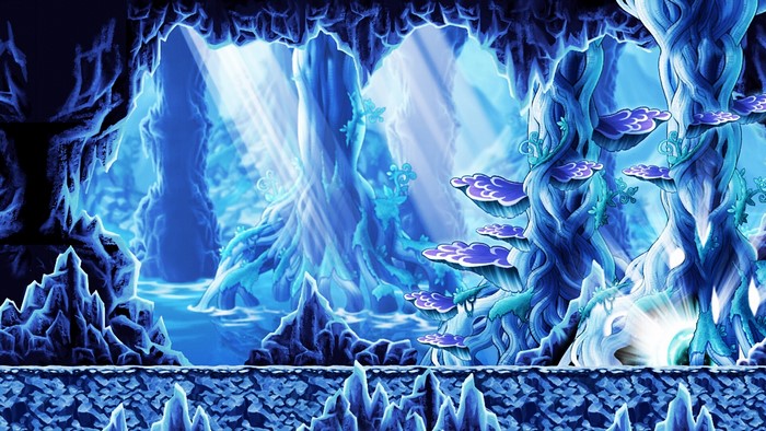 MapleStory Ice Cave Landscape