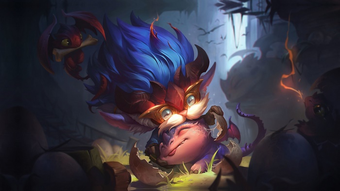 League of Legends Heimerdinger and Dragon