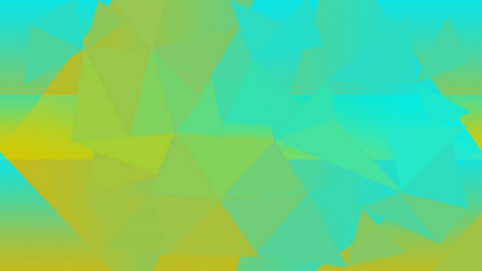 Abstract green and cyan polygonal gradient