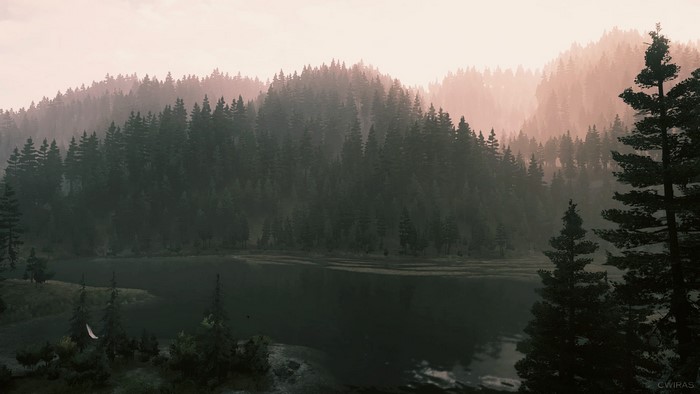 Far Cry 5 video game art landscape