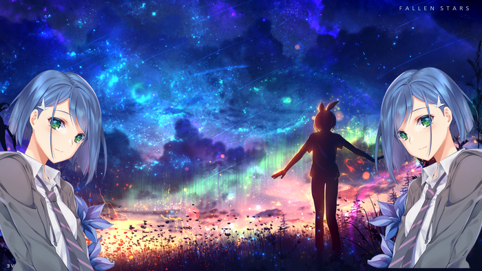 Ichigo from Darling in the FranXX with Fallen Stars