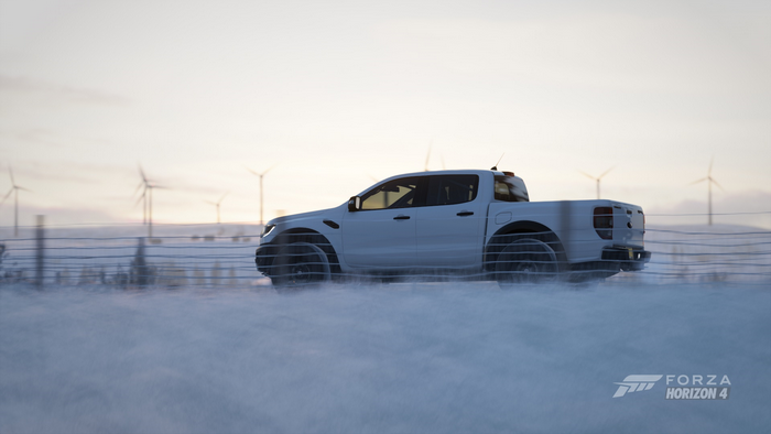 White Ford Ranger Raptor in Forza Horizon 4