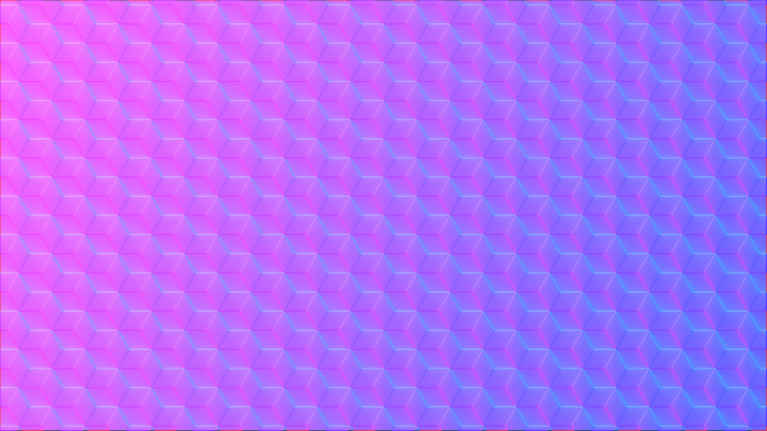 3D Abstract Cube Pattern with Gradient