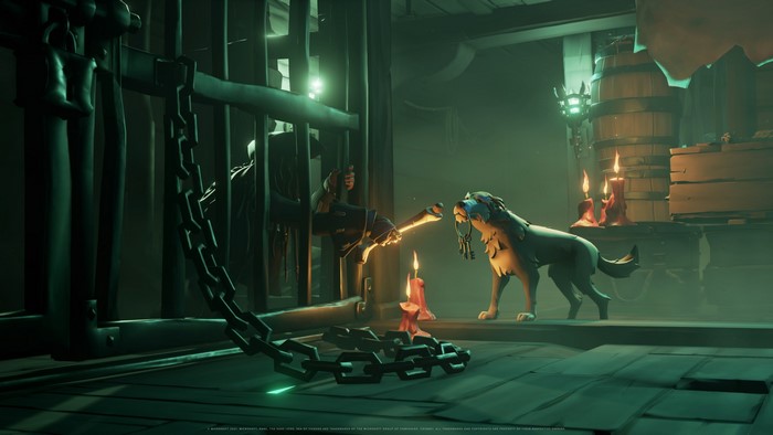 Sea of Thieves Jack Sparrow and Dog with Keys