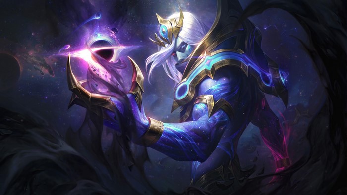Vladimir from League of Legends in space