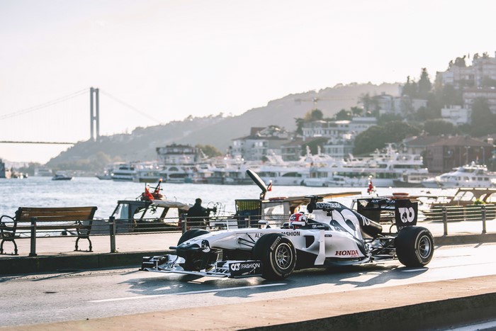 Scuderia AlphaTauri Formula 1 car in Istanbul
