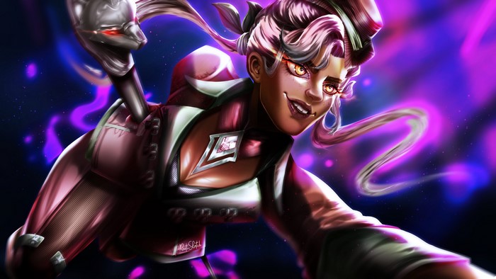 Loba from Apex Legends in Dynamic Pose