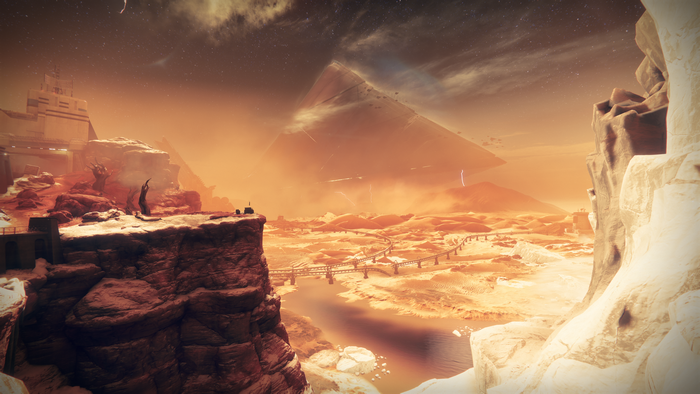 4K Destiny 2: Pyramid Ship on Mars