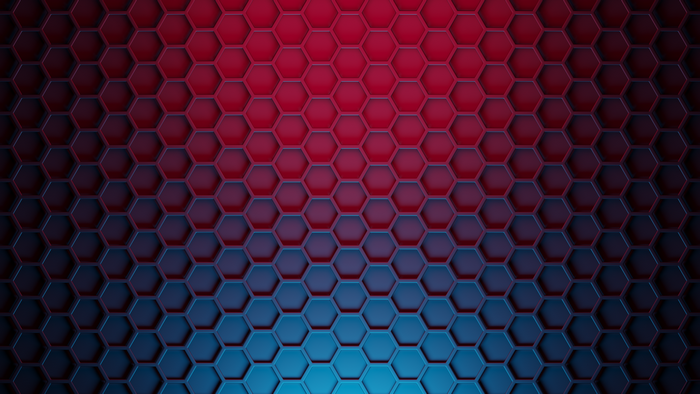 4K Abstract Hexagon 3D Pattern