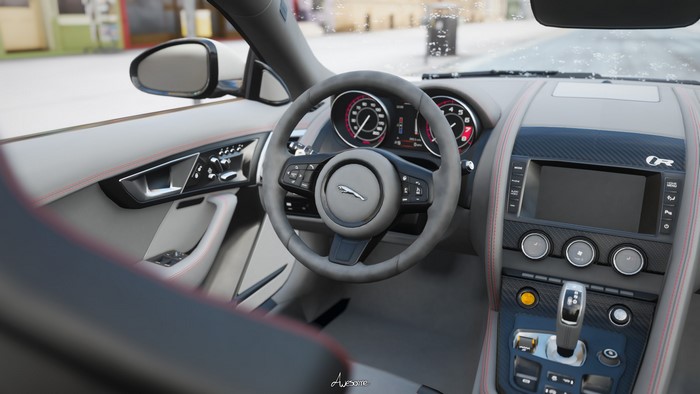 Jaguar F-Type Interior in Forza Horizon 4