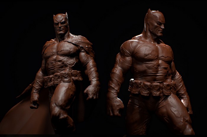 Batman from The Dark Knight digital artwork
