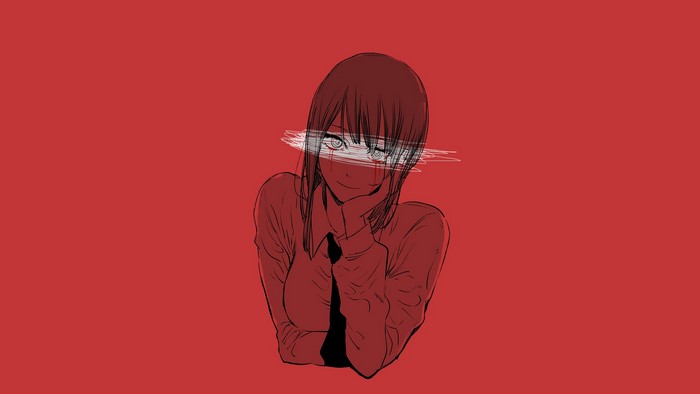 Makima from Chainsaw Man anime girl