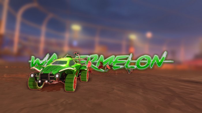 Rocket League Octane with Watermelon Decal