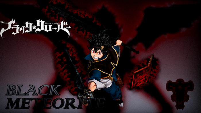 Asta from Black Clover with swords