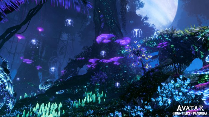 Avatar Frontiers of Pandora Bioluminescent Forest