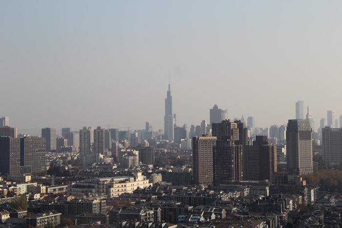 4K Nanjing China Cityscape