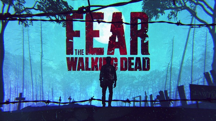 Fear the Walking Dead title card with Morgan Jones
