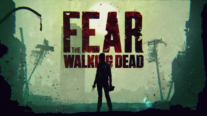 Fear the Walking Dead title card with silhouette