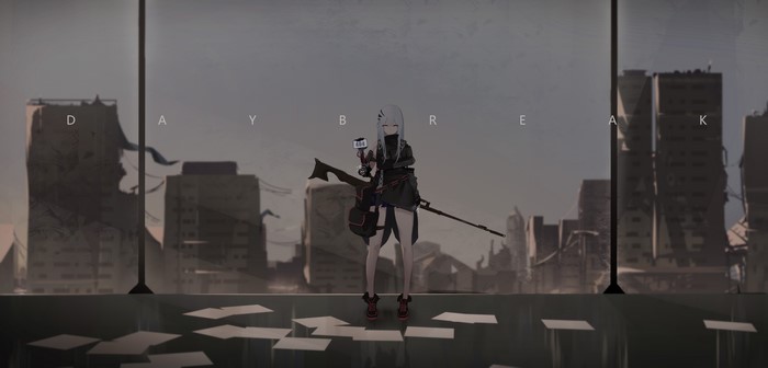 Girl With Weapon from Girls Frontline 4K