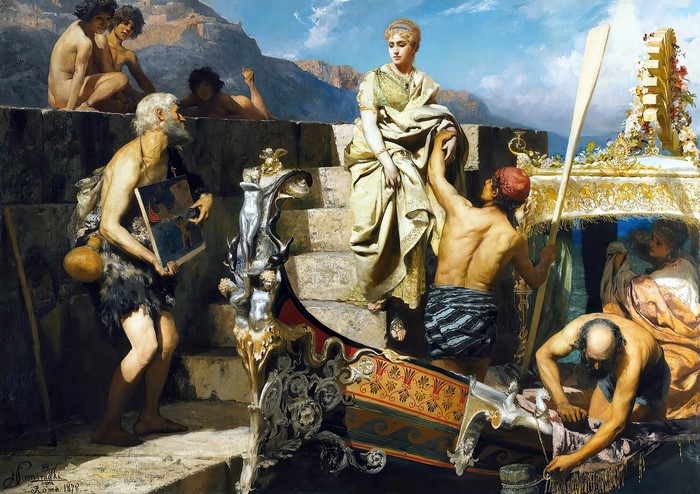 The Begging Castaway by Henryk Siemiradzki