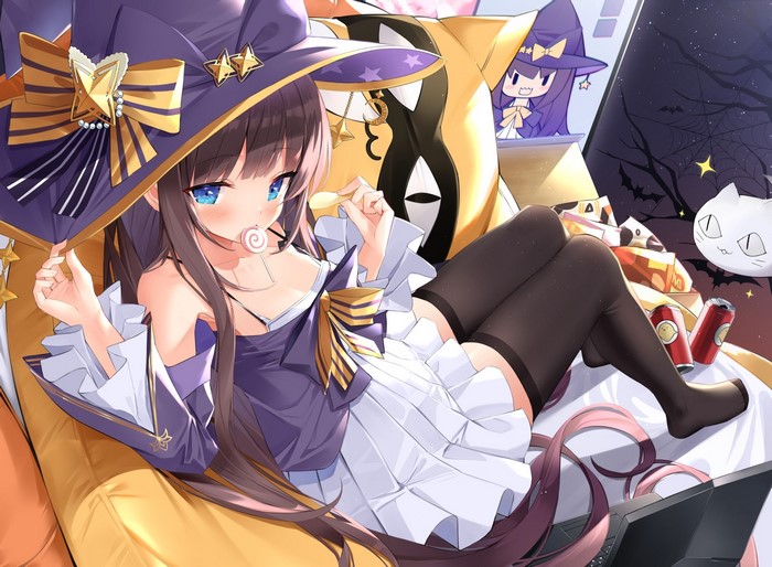 Long Island from Azur Lane as a witch