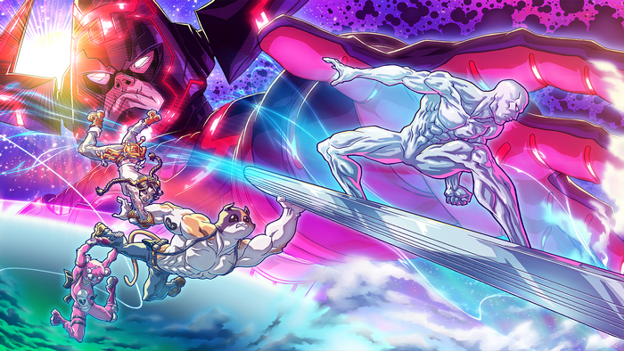 Fortnite Loading Screen Cosmic Wave with Silver Surfer