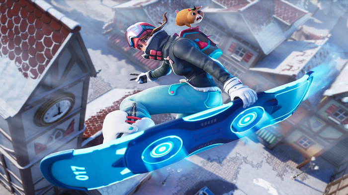 Fortnite Loading Screen Airtime Snowboarding