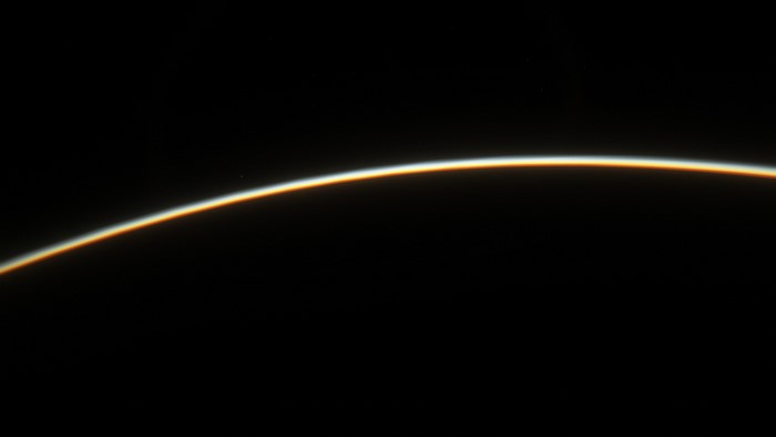 Planet atmosphere from space