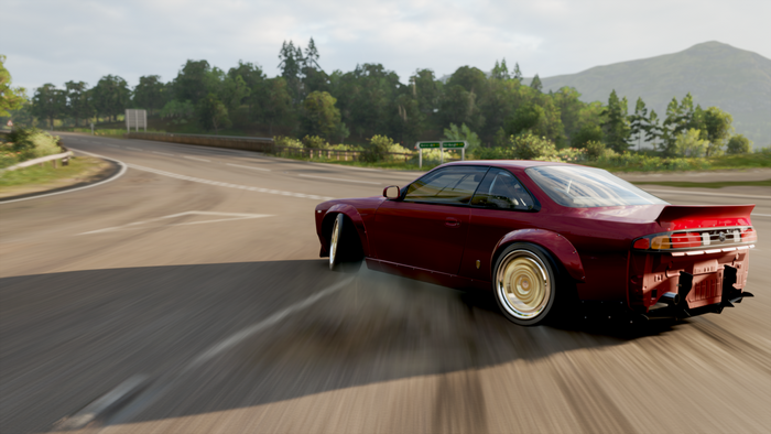 vehicle, car, drift, Forza Horizon 4, bolt-on fender flares, Nissan ...