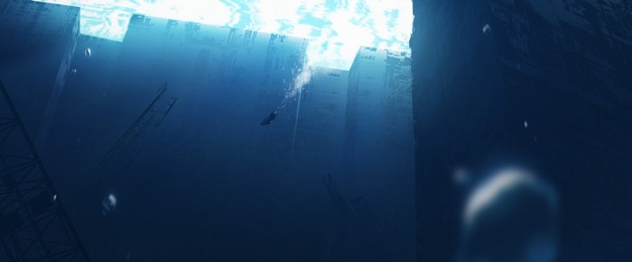 4K Underwater Anime Scene