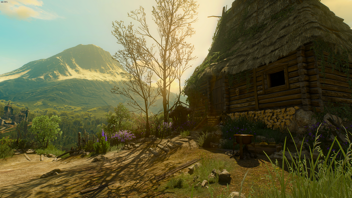 The Witcher 3: Wild Hunt - Mountain Village Scene