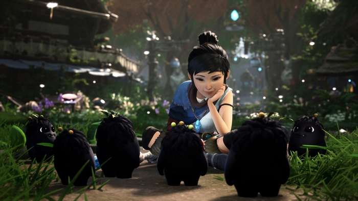 Kena: Bridge of Spirits with cute creatures