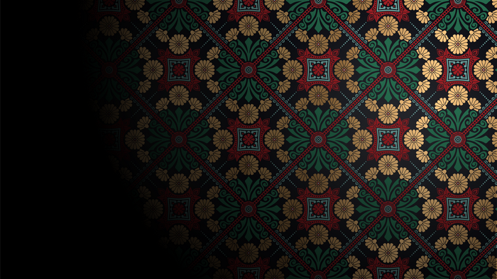 4K Art Deco Red Pattern